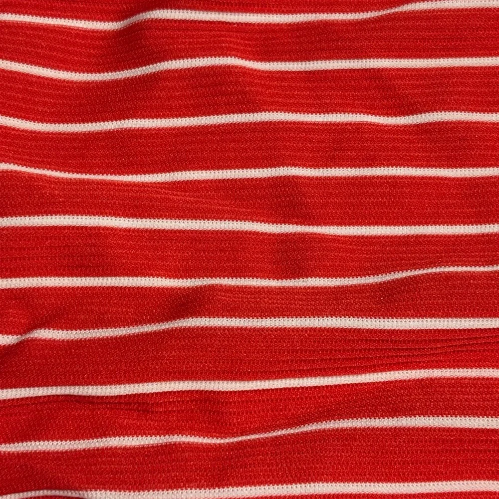 Kona Sol Red and White Ribbed Bikini Bottoms - Picture 3 of 5